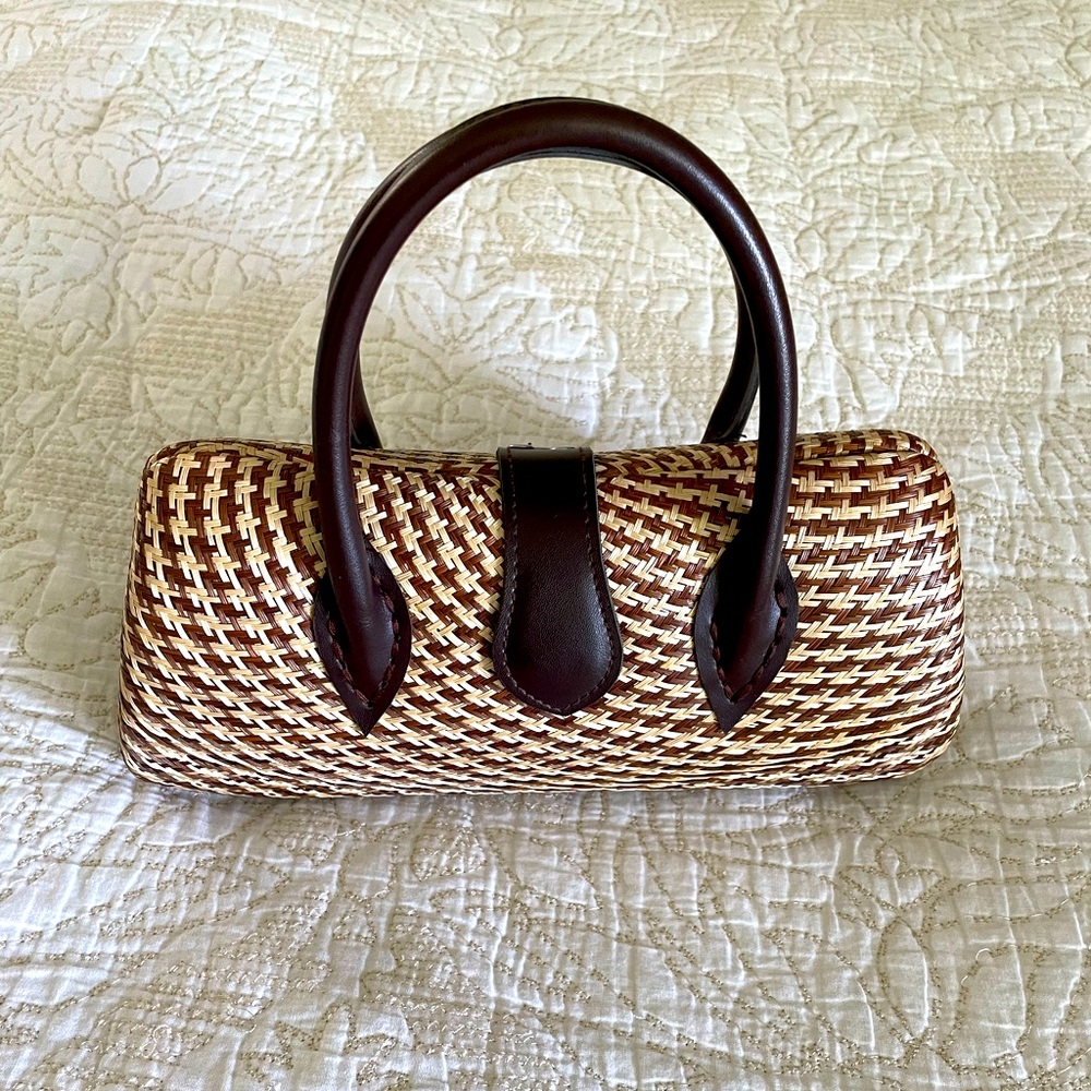 Women’s OKPTA Woven Handbag EUC Great for Spring Summer & Beach!!